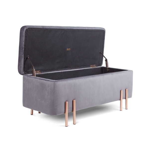 Fully Assembled Glam Storage Ottomans You'll Love Wayfair.co.uk
